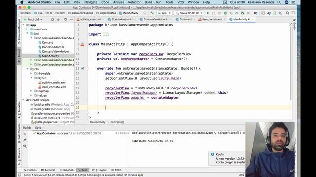 Kotlin e Android 4 - Exibindo items na RecyclerView смотреть онлайн