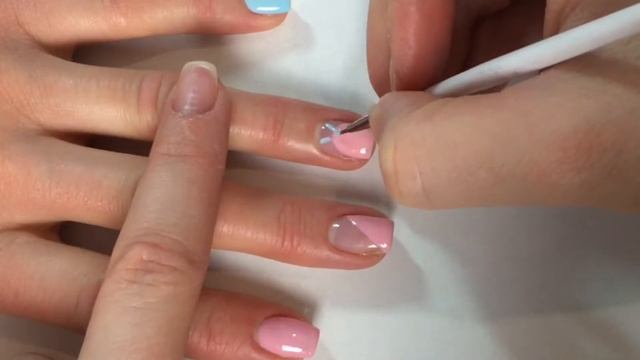 Видео уроки маникюра.Лунный Маникюр!