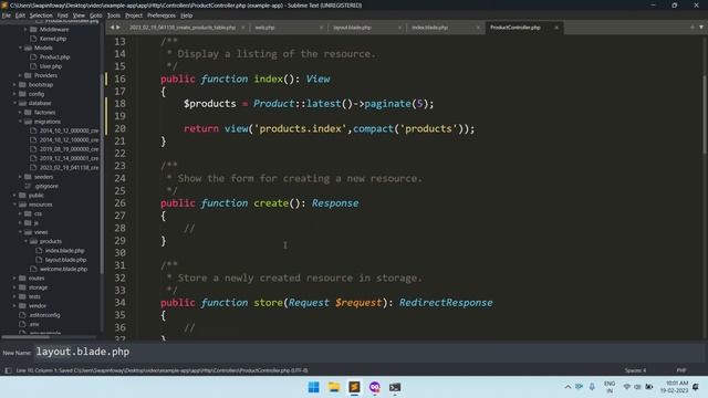 CRUD With Laravel 10 | Laravel 10 CRUD Tutorial | Laravel 10 CRUD Application Tutorial | Hindi смотреть онлайн