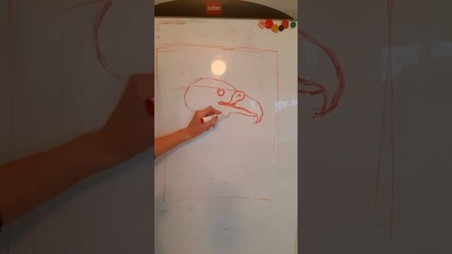 ВидеоУрок по рисованию "Голова орла". Педагог Регина Юрисовна смотреть онлайн