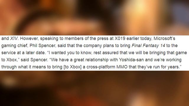 Final Fantasy 14, 10 More FF Titles Coming To Xbox Game Pass смотреть онлайн