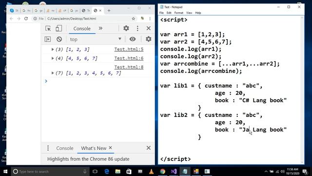 Using ... in Javascript in Telugu смотреть онлайн