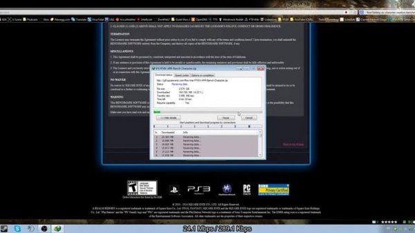 Browsing the internet on 100mbit internet