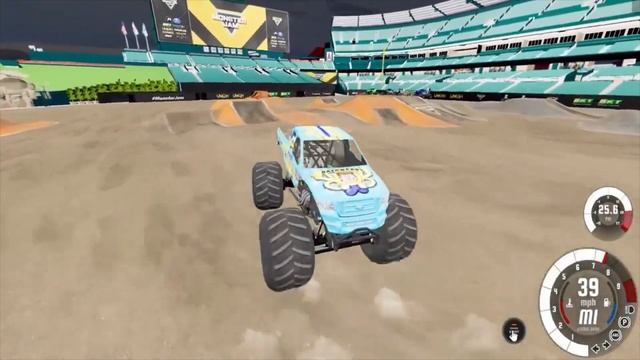 MONSTER TRUCK Monster Jam BeamNG Drive 2 WHEEL SKILLS & FREESTYLE VS. SERIES! RRC Family Gaming # 4