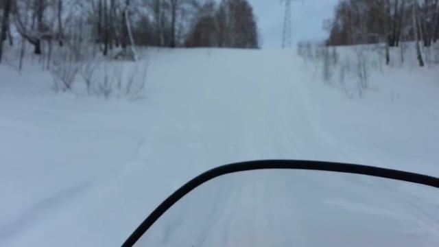 Тайга Варяг 550 V (ЛЭП в районе п.Ложок_Ключи-4_Новосибирск_январь 2017) смотреть онлайн