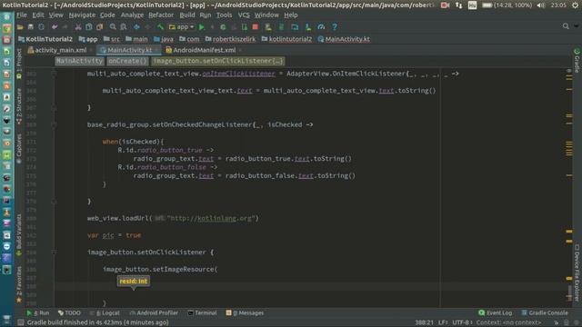 Android Kotlin Usage Tutorial #032 - ImageButton смотреть онлайн