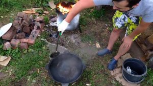 Обжиг казана льняным маслом. Все тонкости. Подготовка казана к использованию от эксперта!