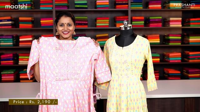 Pure Mysore Silks, Semi Munga Silks, Anarkali Kurtis, Guttapusalu Necklace by B'jewelled смотреть онлайн