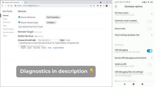 DevTools for Android? ? Setting up Chrome Remote Debugging