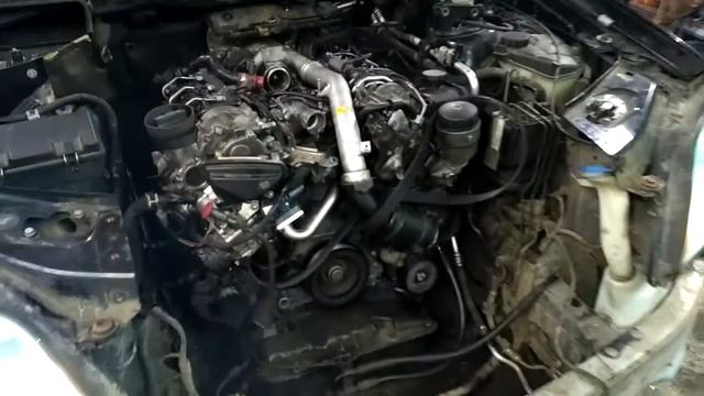 Запуск Om642 после ремонта.
