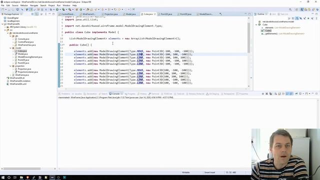 Java Wireframe graphics смотреть онлайн