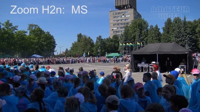 Zoom H2n Recording. Тест. Запись на все микрофоны - Test. Recording On All Microphones