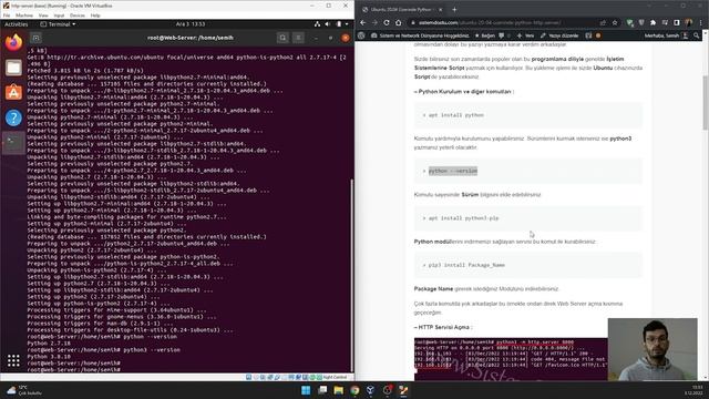 Python ile Http Server Kurulumu | Ubuntu 20.04 смотреть онлайн