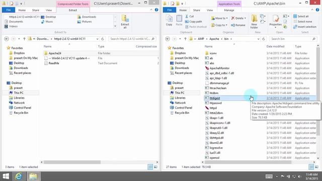 Apache: การติดตั้ง Apache web server บน Windows 8 смотреть онлайн
