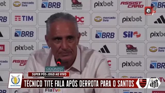 COLETIVA TITE- APÓS FLAMENGO 1 X 2 SANTOS " FOI INJUSTO CONOSCO " смотреть онлайн