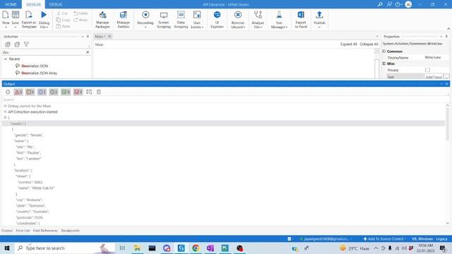 UiPath Tutorial | API Automation - Extract data using Deserialize JSON Object (Part - II) смотреть онлайн