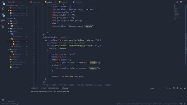 MEVN Stack Delete and Put Requests | Part 2 | Codebook Code Book смотреть онлайн