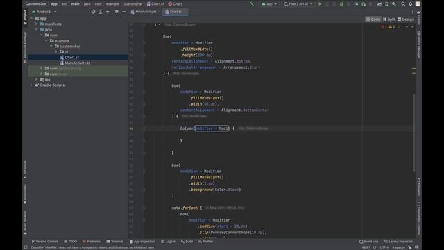 Custom Bar Graph with Jetpack Compose | Android Studio смотреть онлайн