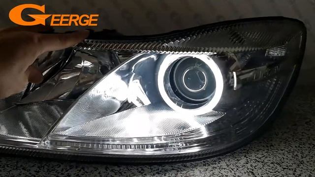 CCFL Angel Eyes kit Halo Rings For SKODA OCTAVIA MK2 A5 FL Facelift 2009 2010 2011 2012 смотреть онлайн
