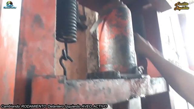 Cambiar RODAMIENTO RULIMAN De La Rueda   Delantera Lado IZQUIERDO Aveo Activo