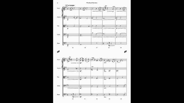 WOODLAND SKETCHES (E. MacDowell), arr. for String Orchestra by Davide A. Pedrazzini - Score & Sound смотреть онлайн