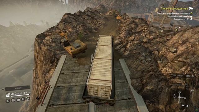 SnowRunner-Пустыня Мохаве-2способ ПРЕОДОЛЕНИЯ Опасного МОСТА смотреть онлайн