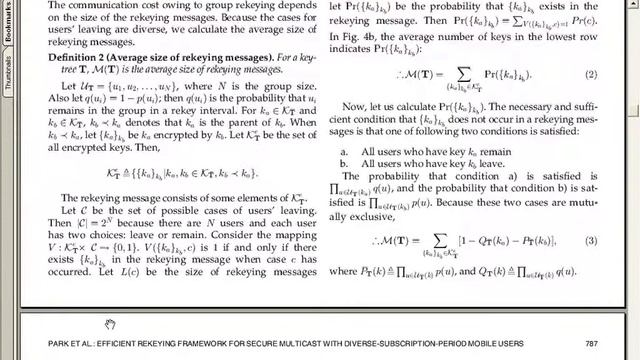 IEEE 2014 JAVA EFFICIENT REKEYING FRAMEWORK FOR SECURE MULTICAST WITH DIVERSE-SUBSCRIPTION-PERIOD смотреть онлайн