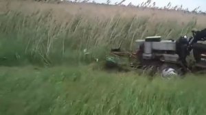 Самодельная роторная косилка покос 2016