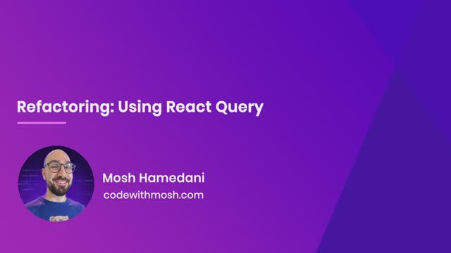 38. Refactoring- Using React Query смотреть онлайн