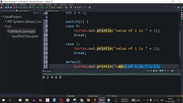 Java Tutorial #13 - Switch case in Java Programming - Java Switch Program смотреть онлайн