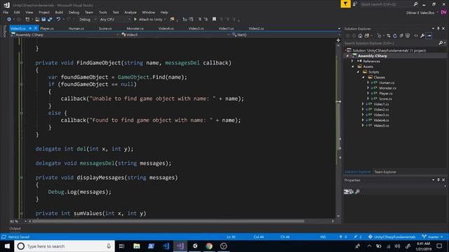 Unity C# Fundamentals - Delegates, Lambdas, and LINQ смотреть онлайн