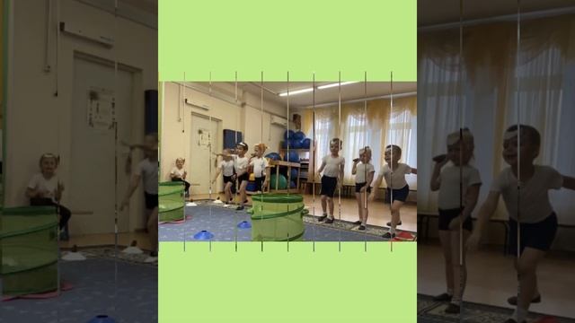 Физкульт- привет всем! Представляю Вам игры и эстафеты с природным материалом.«На лесной полянке!» смотреть онлайн