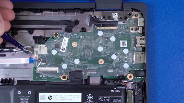Démontage et remplacement de pièces | Ordinateur portable HP Chromebook x360 11MK G3 | HP Support смотреть онлайн