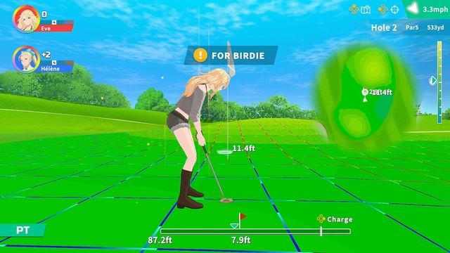 BIRDIE WING: Golf Girls' Story - 30 Minute Gameplay [Switch] смотреть онлайн