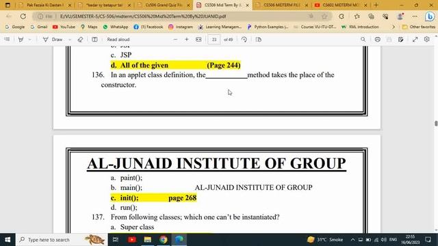 CS506 MIDTERM MCQ'S SOLUTION | CS506 MCQ'S | CS506 QUIZ | CS506 GRAND QUIZ | Part 2 смотреть онлайн
