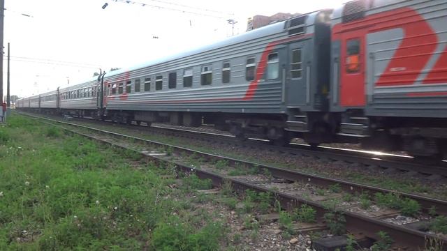 //С песочком!// ЭП1М 399 с поездом №580 Сухум - Белгород. смотреть онлайн