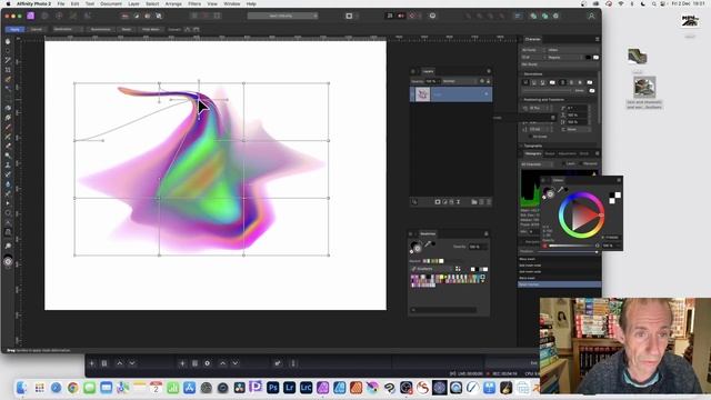 Affinity Photo 2 : MESH Warp Color Tricks !! смотреть онлайн