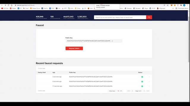 Установка кошелька CasperLabs Signer, тест DEX Friendly market смотреть онлайн