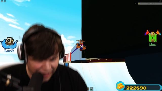 I GRAPPLING HOOKED TO THE END IN Build a Boat! *CRAZY* смотреть онлайн