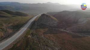 Добро пожаловать в Табасаран!  Вид на горы Табасаранского района с высоты птичьего полета.