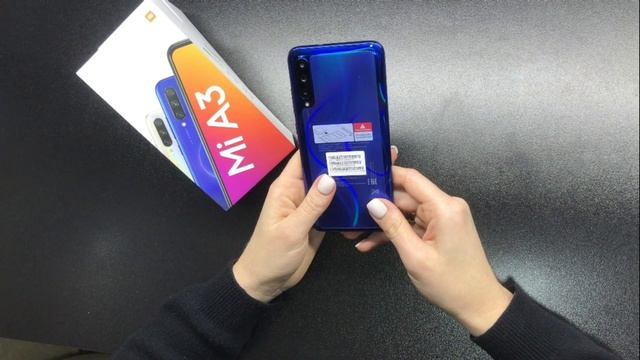 Распаковка и мини обзор XiaoMi Mi A3 //unpack And Mini Review Xiaomi Mi A3