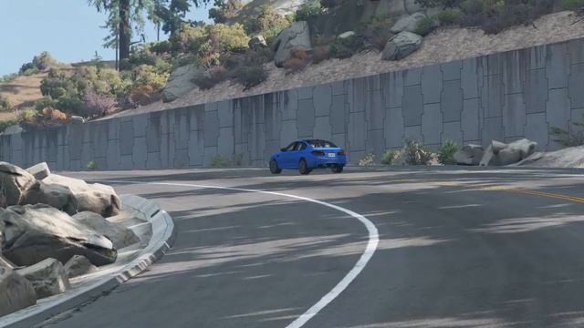 Super fast car against other cars in traffic BEAMNG смотреть онлайн