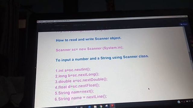 Class 9 com App chp-5 Input in Java Mrs Pathak смотреть онлайн