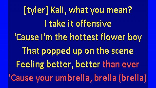 Kali Uchis  ft.  Tyler The Creator  - After The Storm karaoke