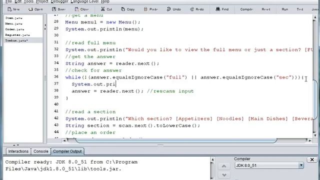 Java Restaurant Part 8 (Runner Class 2) смотреть онлайн