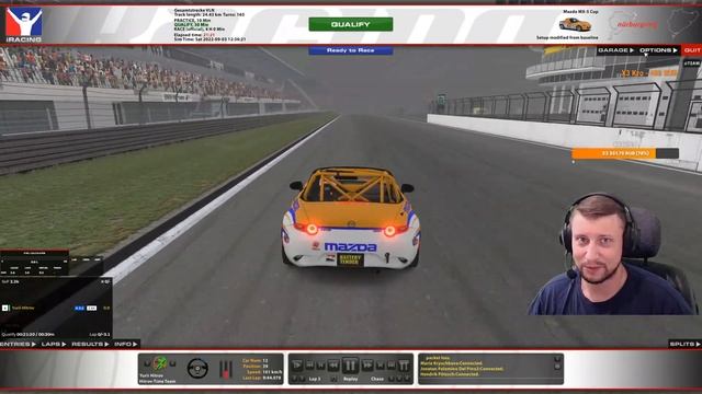 СЕВЕРНАЯ ПЕТЛЯ В СОЛО 4 ЧАСА НА МАЗДЕ ! IRACING СТРИМ смотреть онлайн