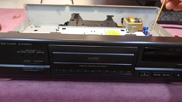 CD проигрыватель Technics SL-PG580A доработка, комментарий от мастера смотреть онлайн