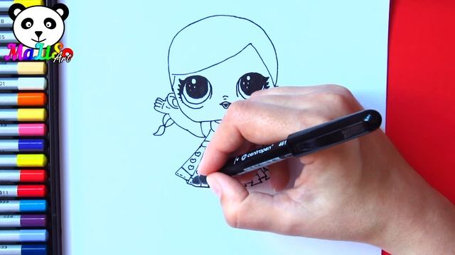 Як намалювати ляльку ЛОЛ | How to draw a LOL surprise doll Super BB смотреть онлайн