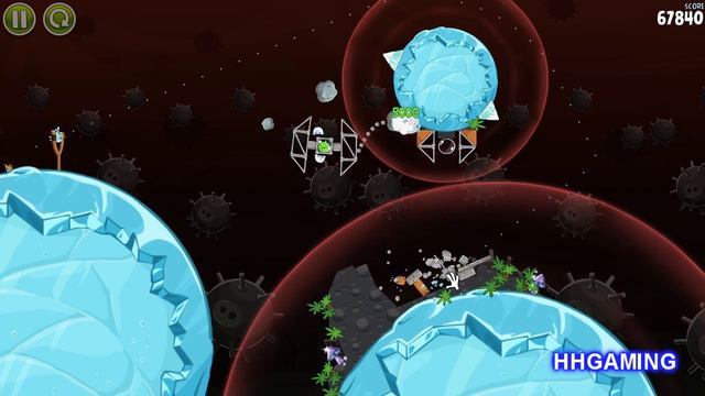 Angry Birds Space - Walkthrough 3-13 D-13 3 stars danger zone level guide how to get three star смотреть онлайн
