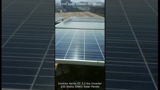 3kw solar system for home| Inverex Aerox III 3.2 kw solar Inverter 330 watts Jinko Solar Panels смотреть онлайн